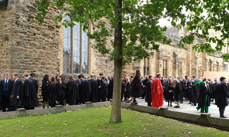 Hatfield College students attending Matriculation 2022