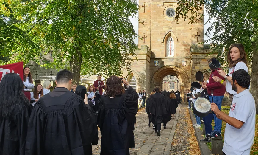 University College students welcoming new students during Matriculation 2022