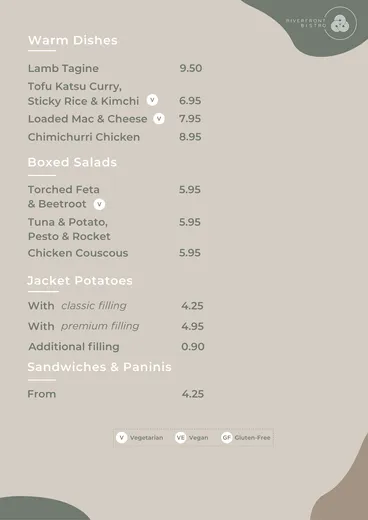 Riverfront Bistro S/S Hot Food Week 1