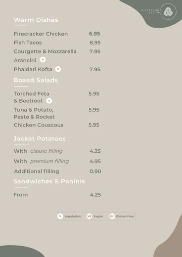 Riverfront Bistro S/S Hot Food Week 2