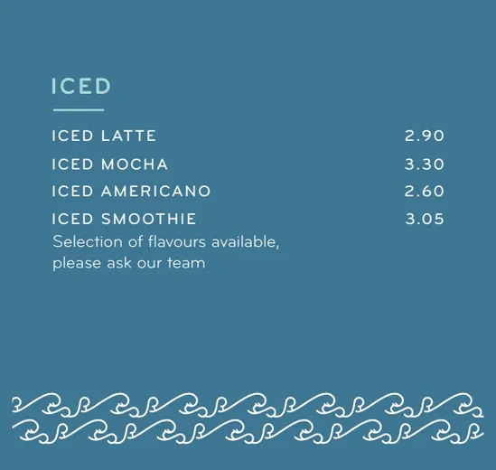 Small Island Coffee Menu 4