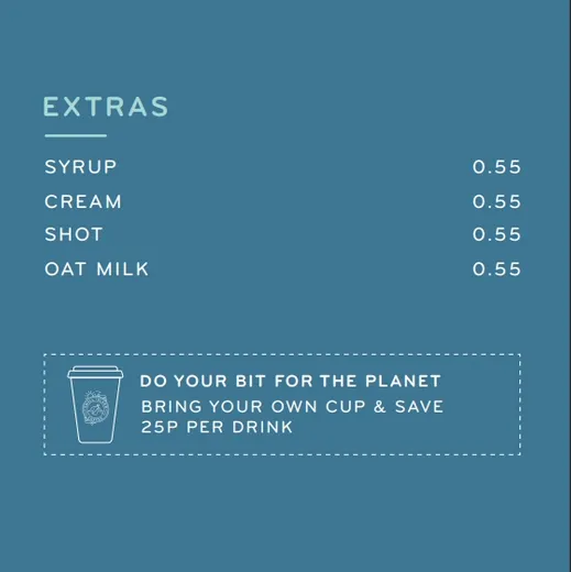 Small Island Coffee Menu 5