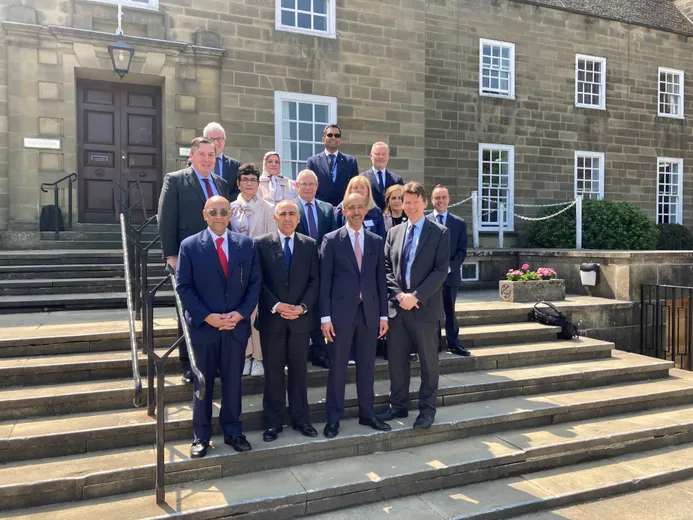 The delegation made a visit to St Mary's College