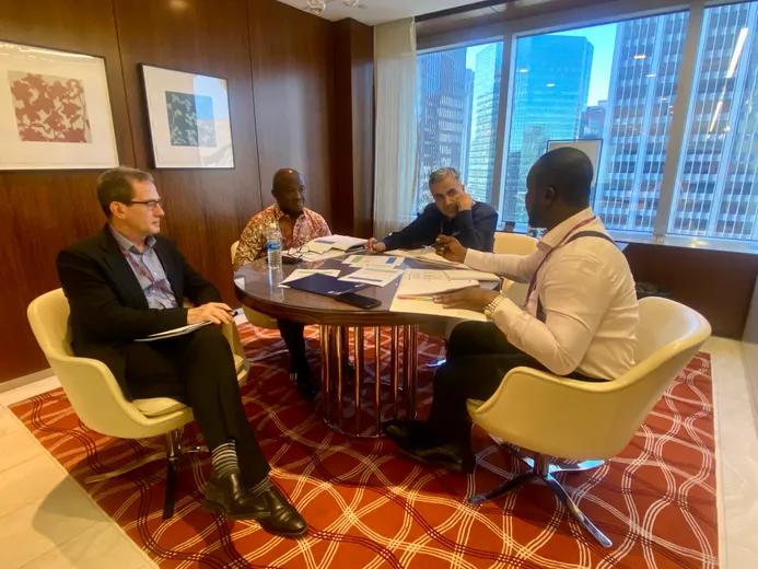 participants taking part in exercise