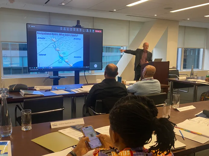 Participants at Freshfields workshop in New York 2023