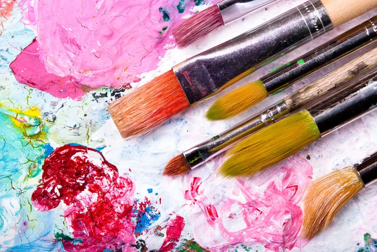 Artist paintbrushes