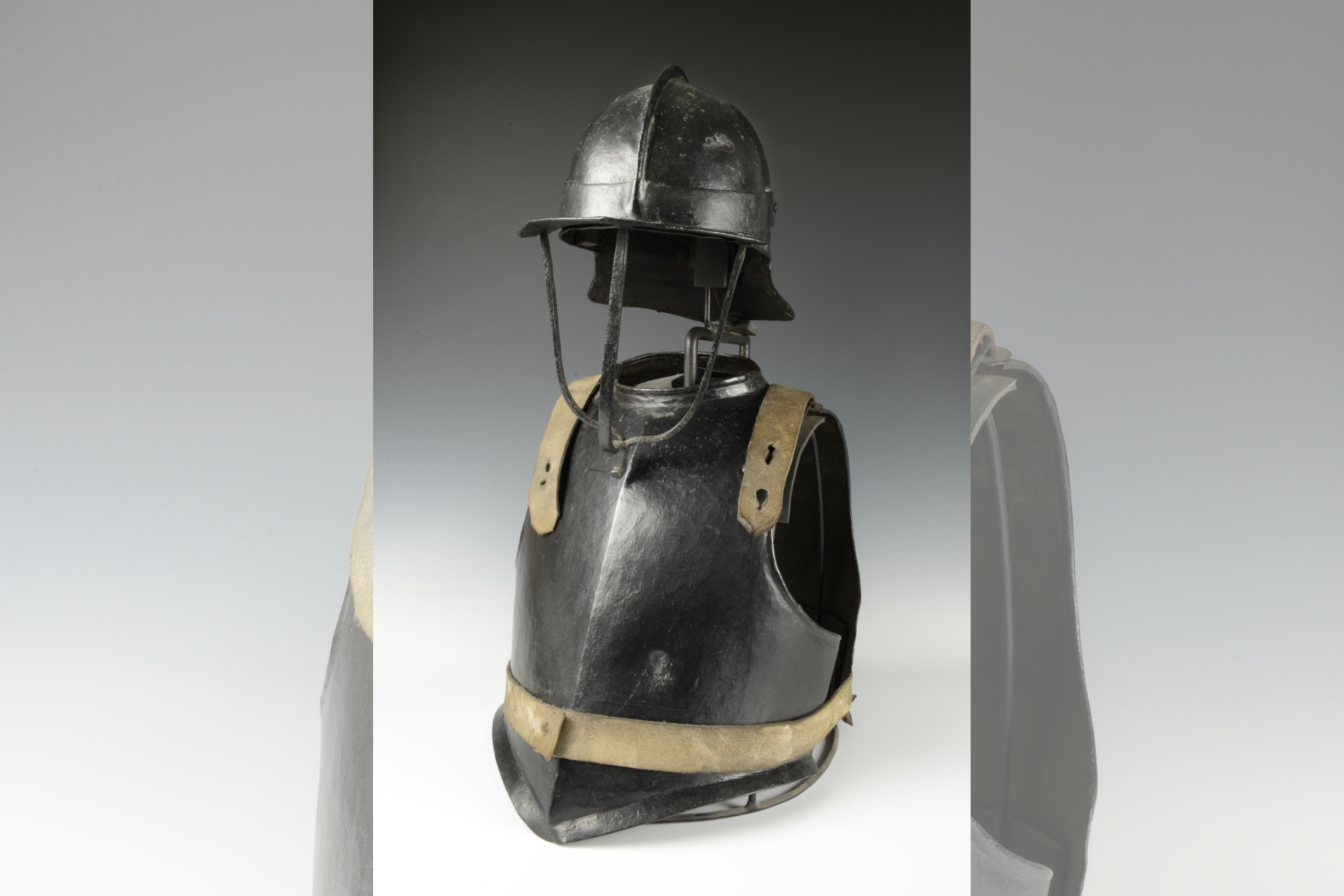 Close-up image of the Cromwellian armour.