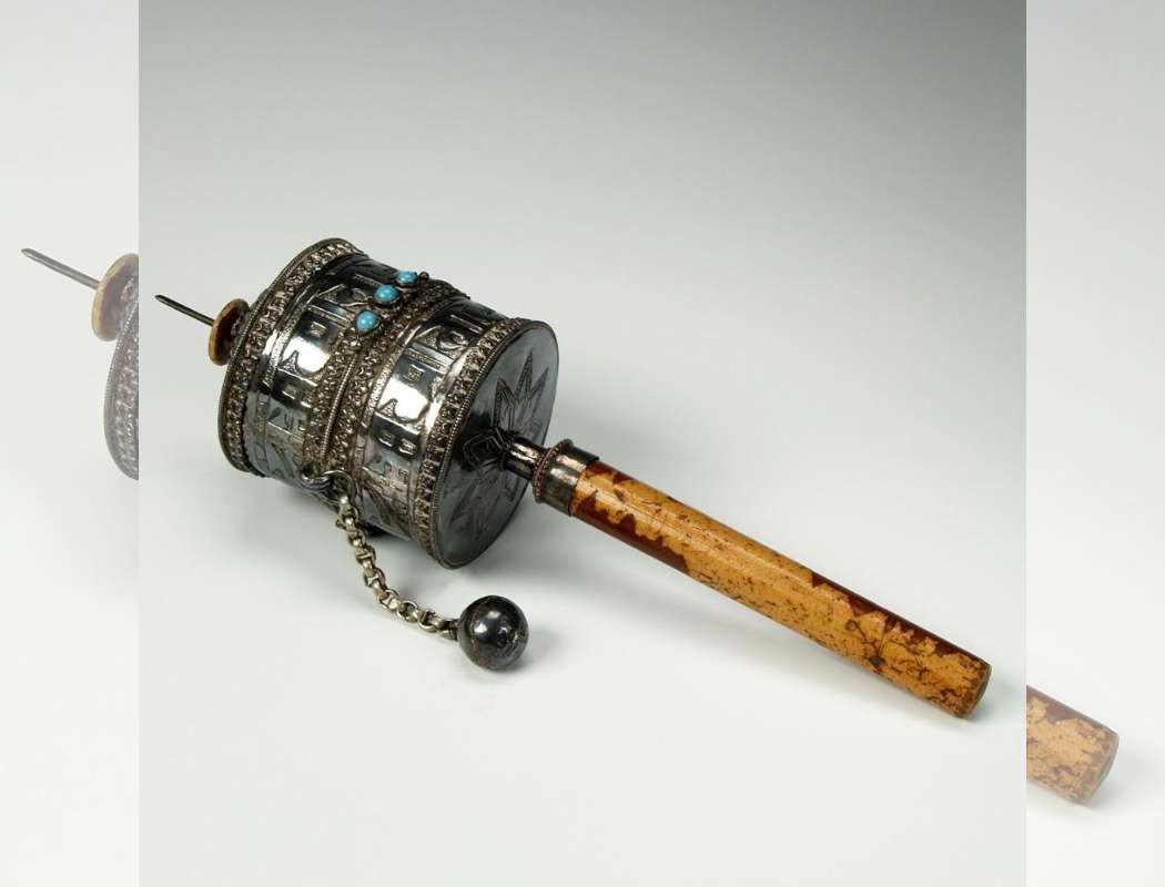 Tibetan Buddhist prayer wheel, 20th century