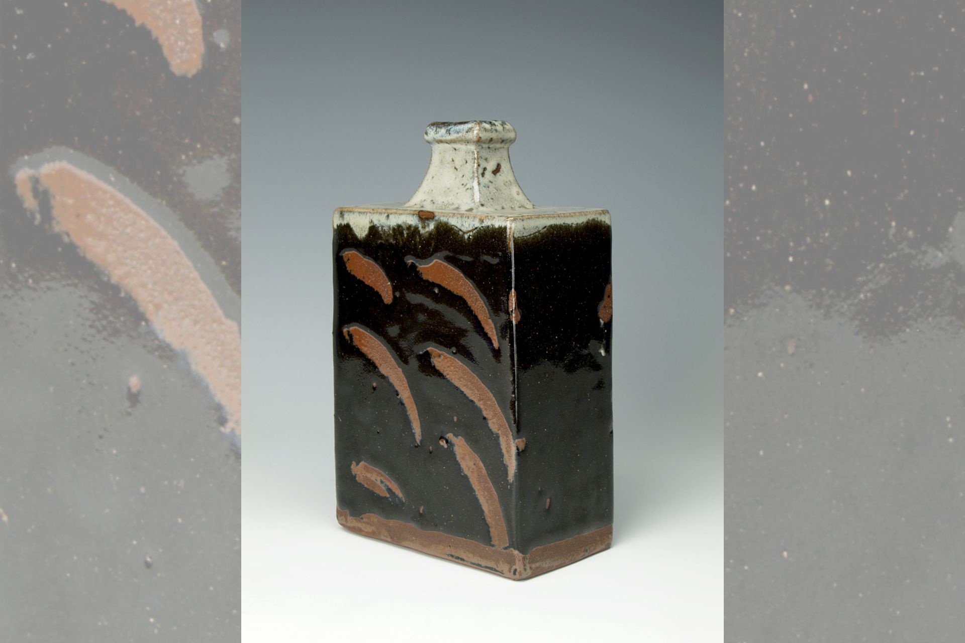 Bottle vase by Hamada Shoji, post-1950