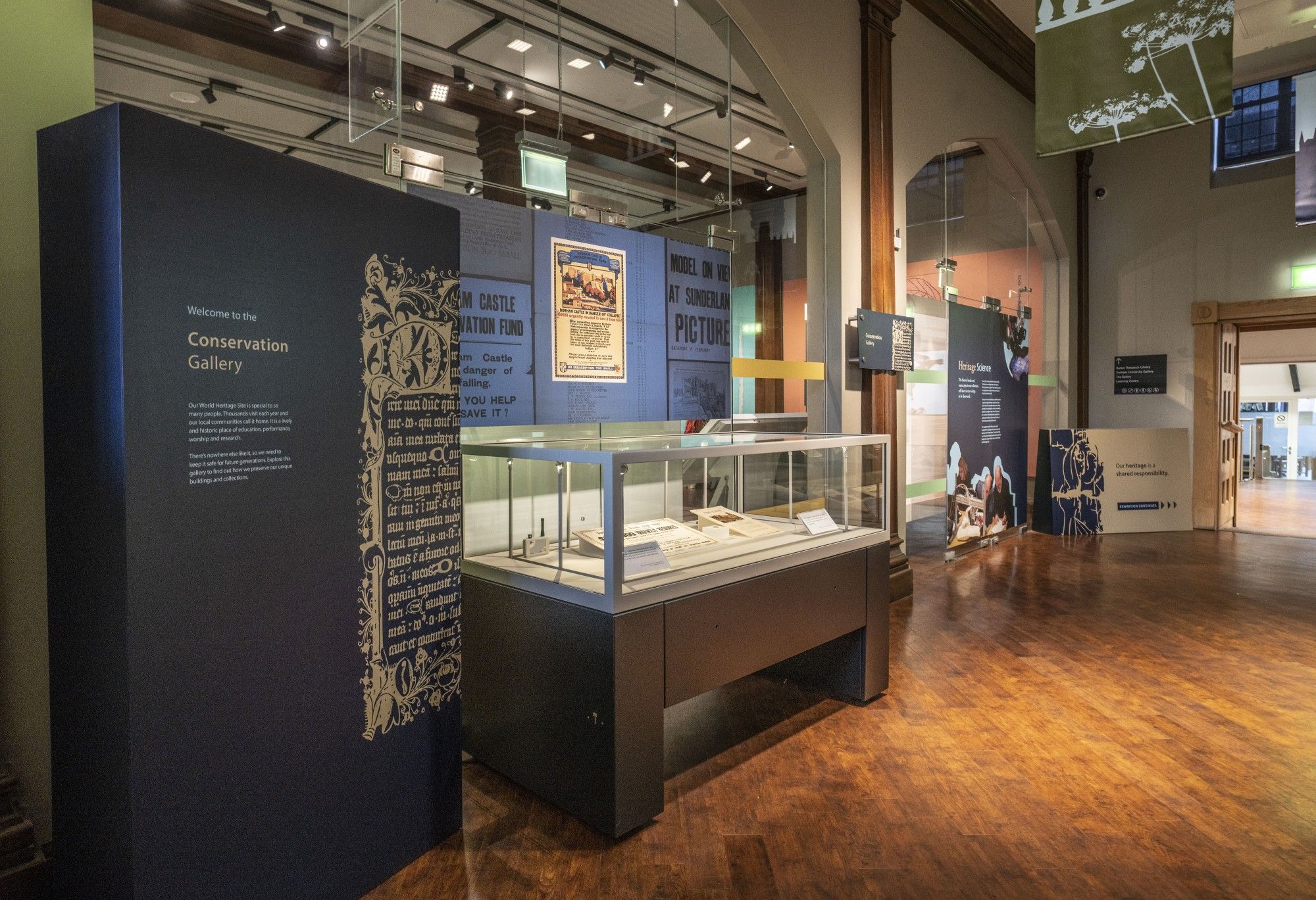 The Conservation Gallery at the World Heritage Site Visitor Centre
