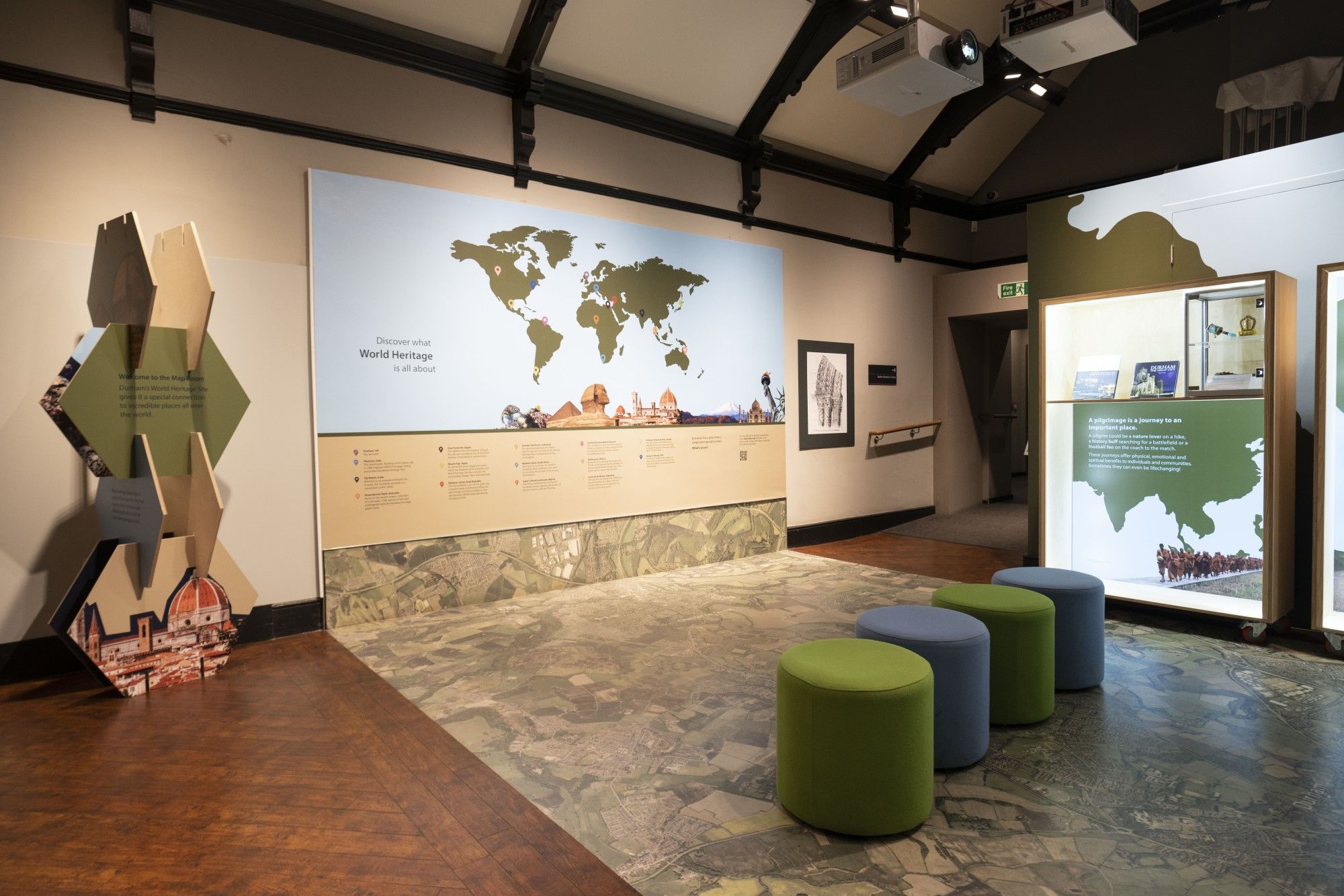 The Map Room at the World Heritage Site Visitor Centre