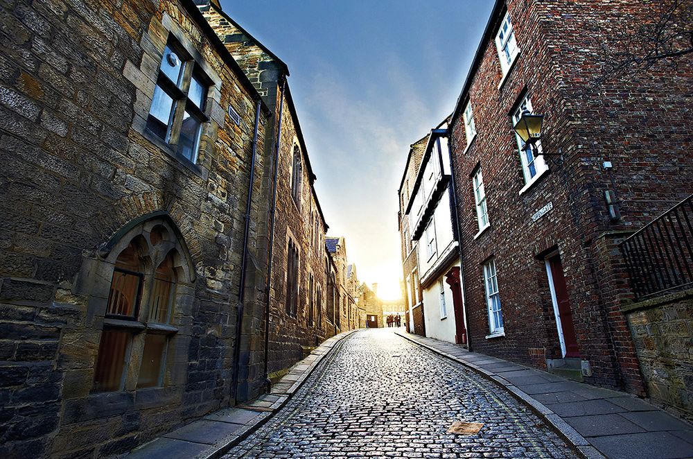 Cobbled street in Durham