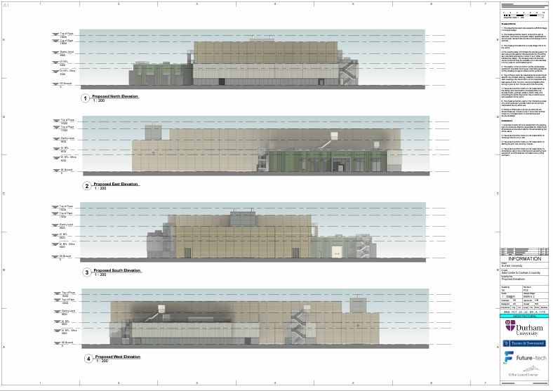 Proposed Elevations Data Centre