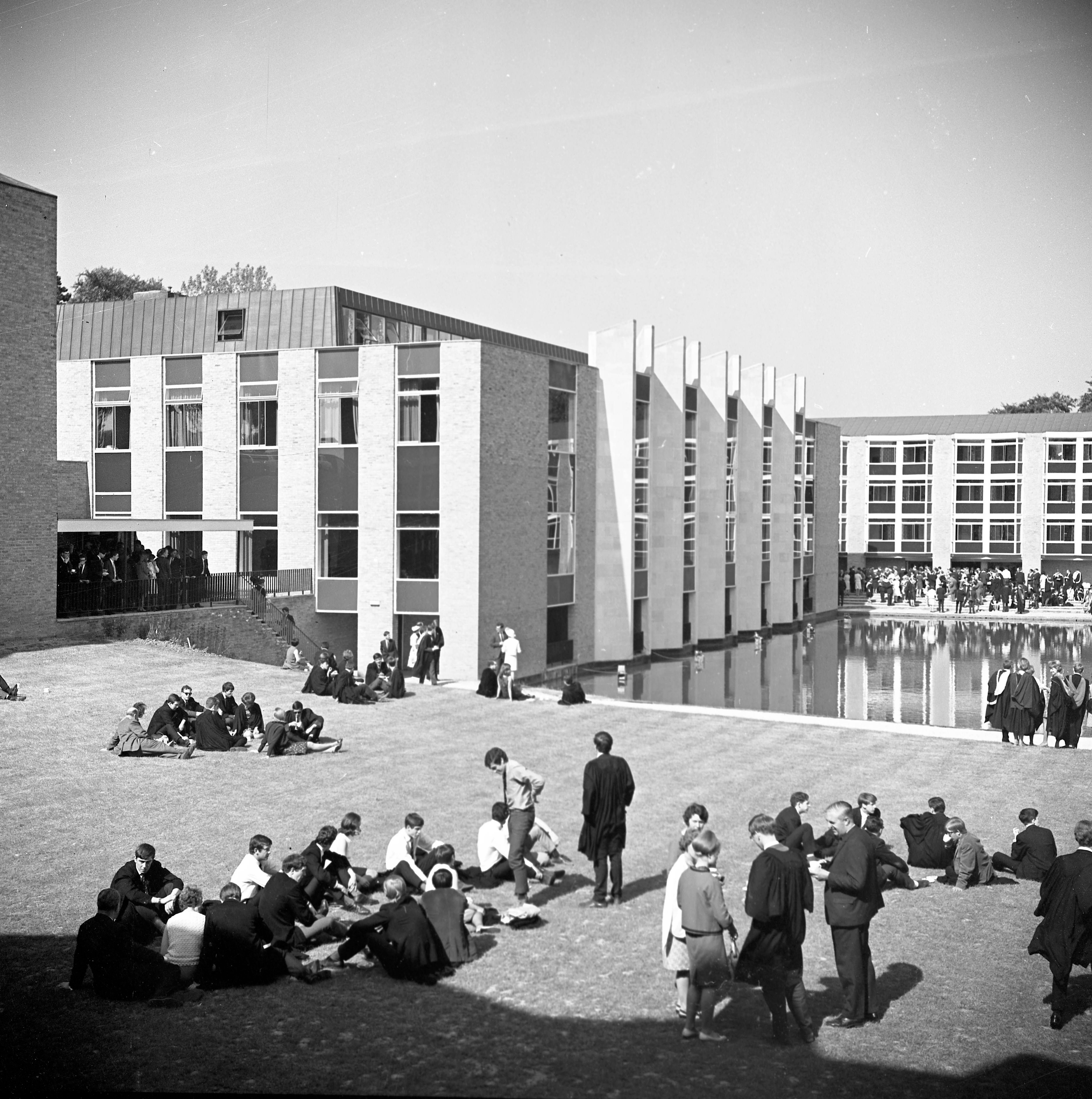 Archive photography of Van Mildert College 1960s