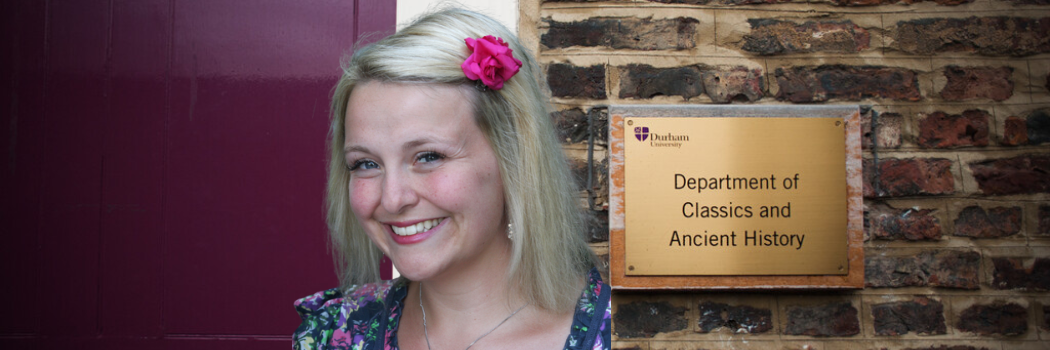 Arlene Holmes-Henderson MBE pictured outside the Department of Classics and Ancient History