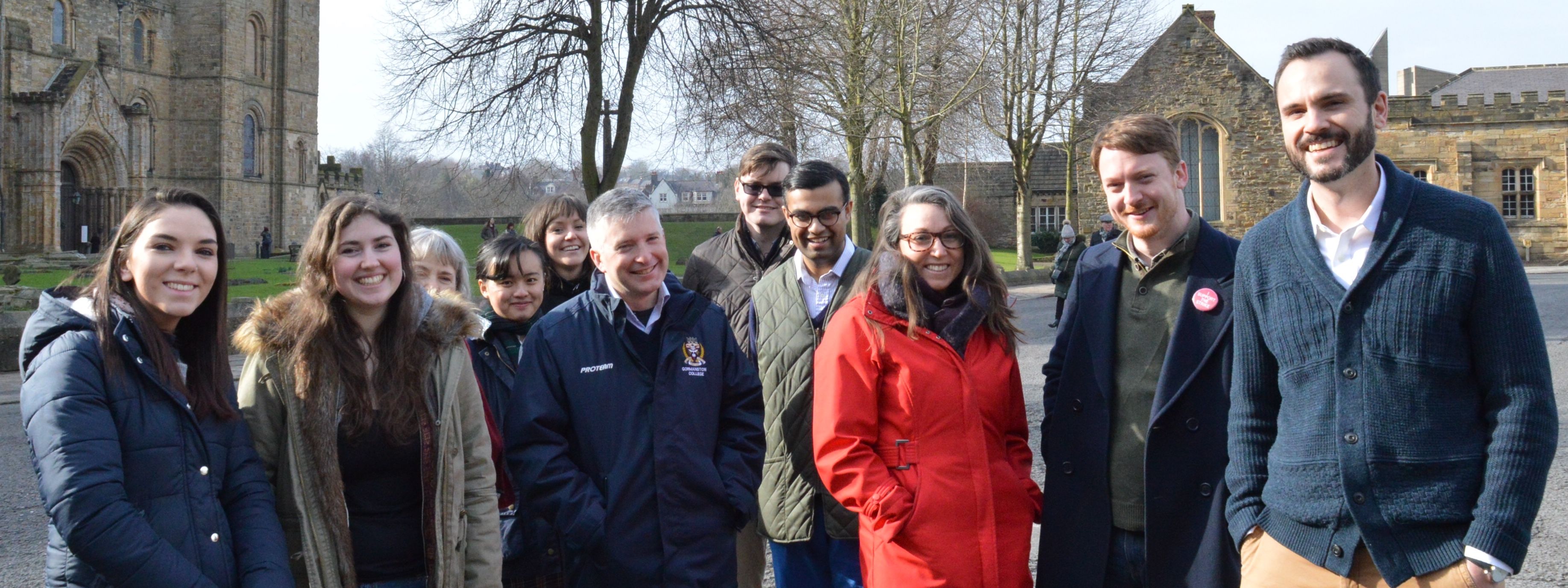 Students from the Centre for Catholic Studies on Palace Green