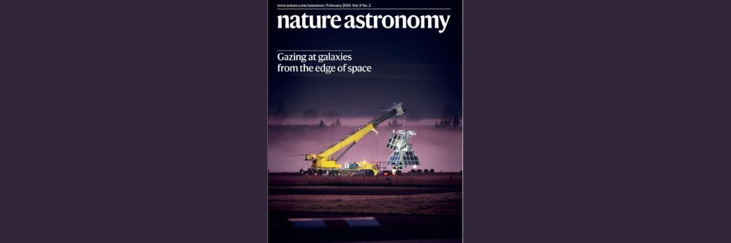 Front cover of Nature Astronomy magazine