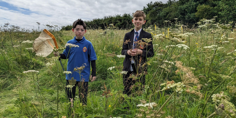 Pupils spent a day learning about soil health on our campus