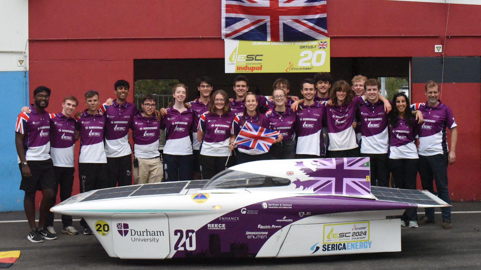 Durham University Solar Car team at iLumen European Challenge.