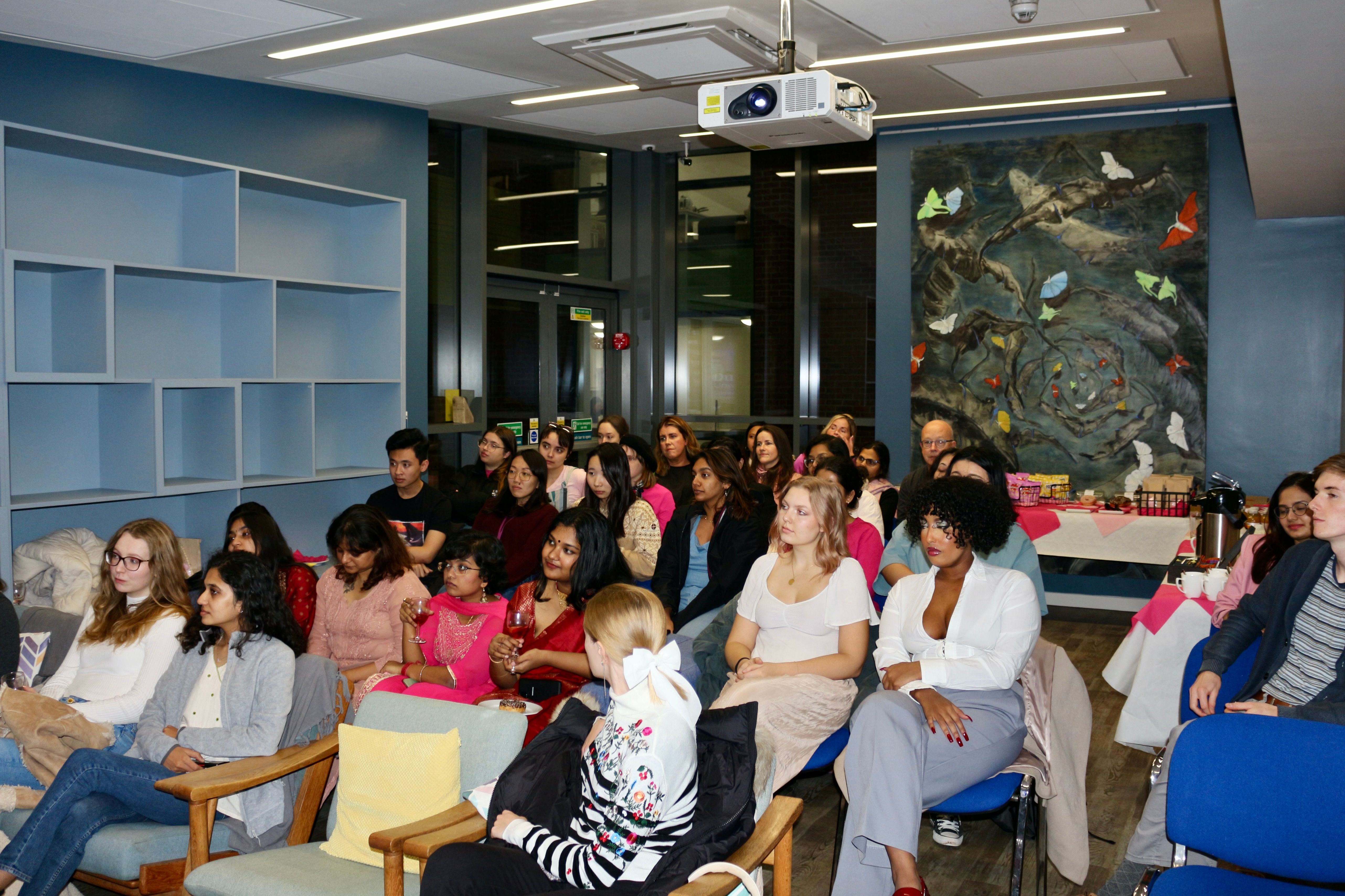 Students in Seminar Room for GCP event