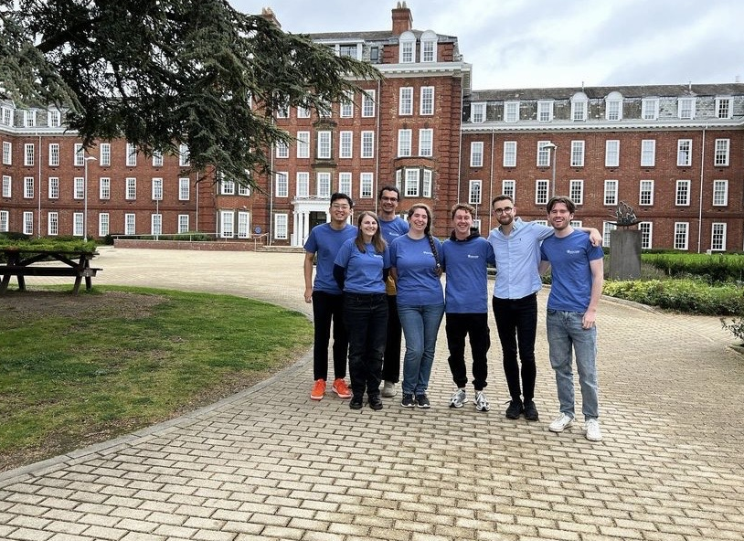 Photo of student PREPS in front of Neville House