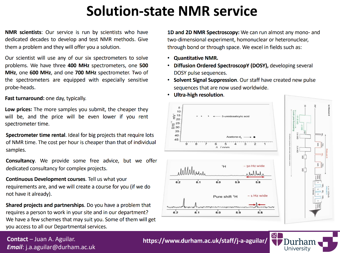 Service slide - Solution-state NMR service