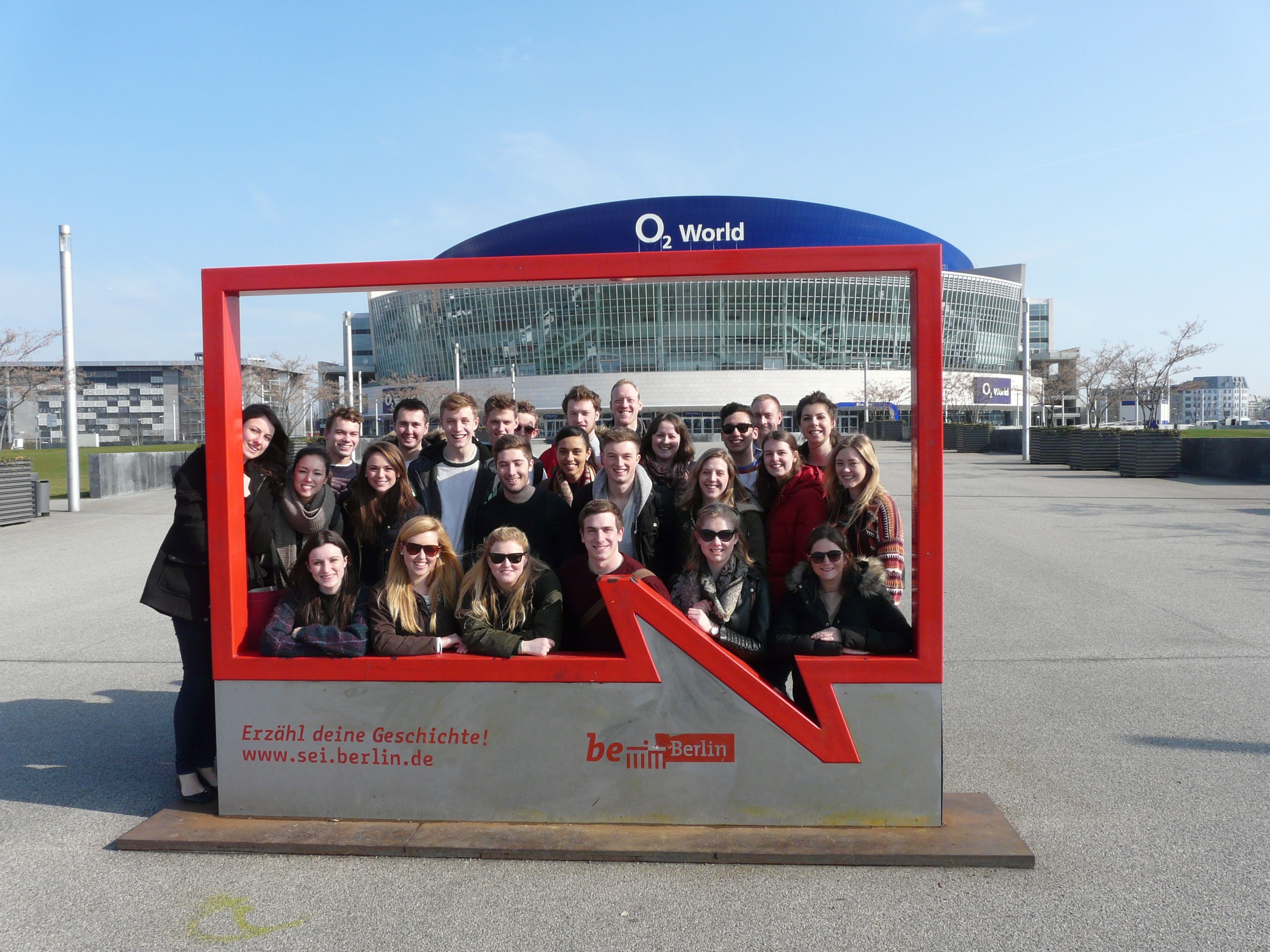 Students on Berlin field trip 2014