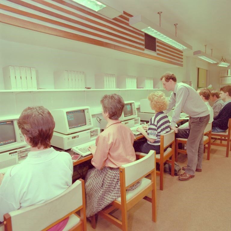 Computer Lab in the 1980s with Danny Donnoghue