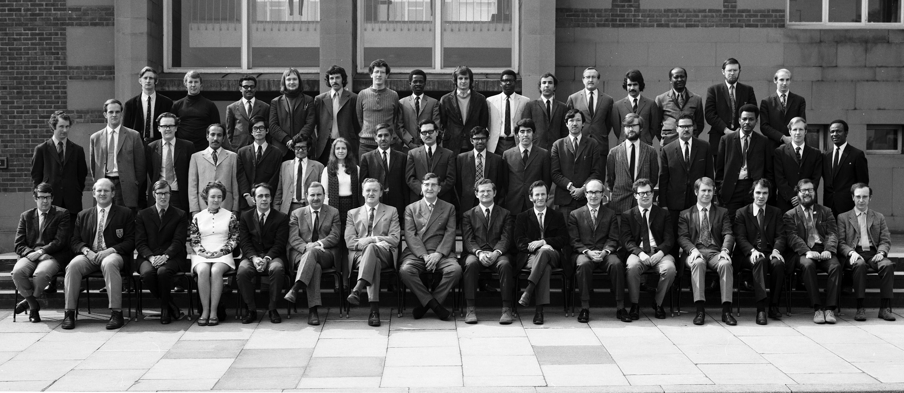 Geography Department Postgraduate Group Photo from 1972