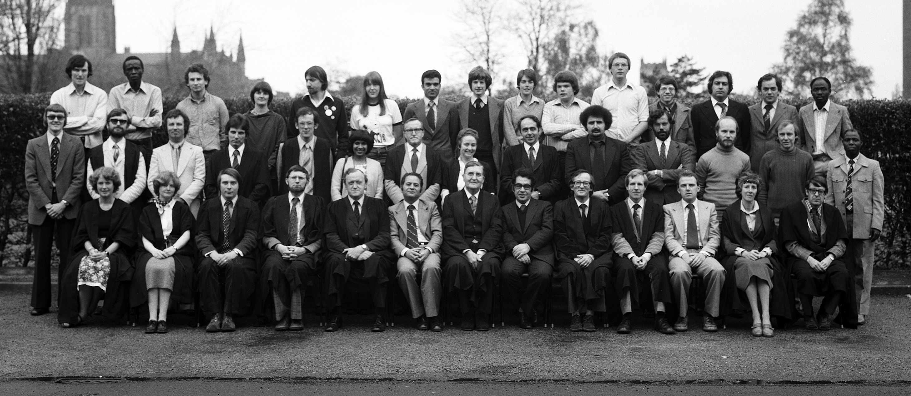 Geography Department Postgraduate Group Photo from 1979