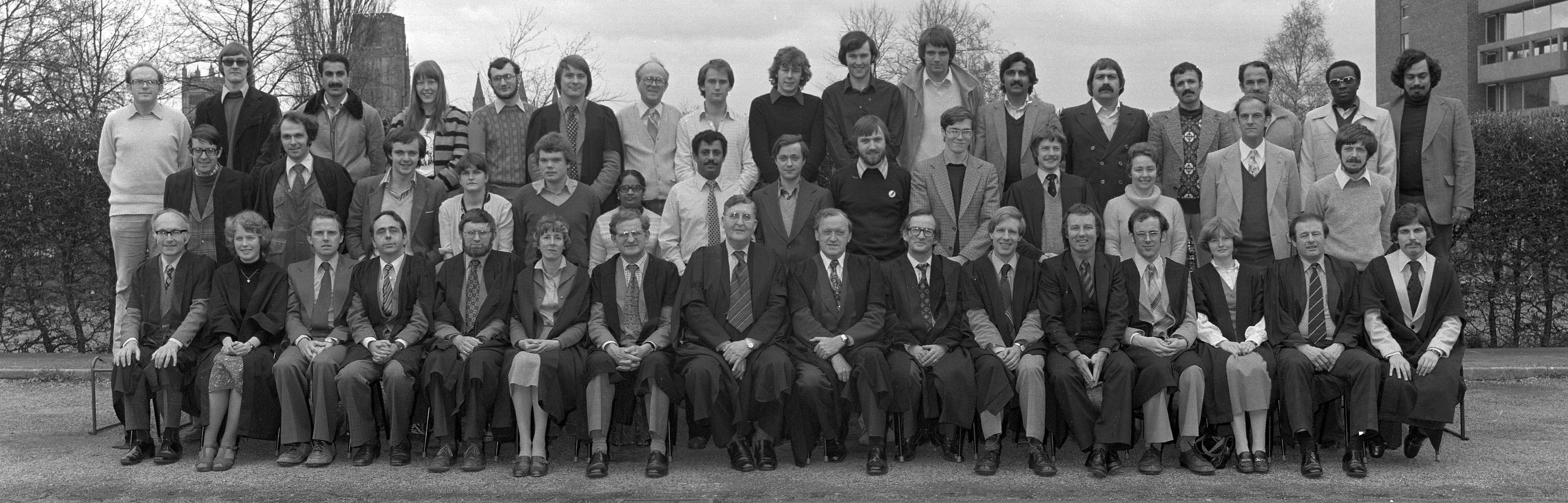 Geography Department Postgraduate Group Photo from 1980