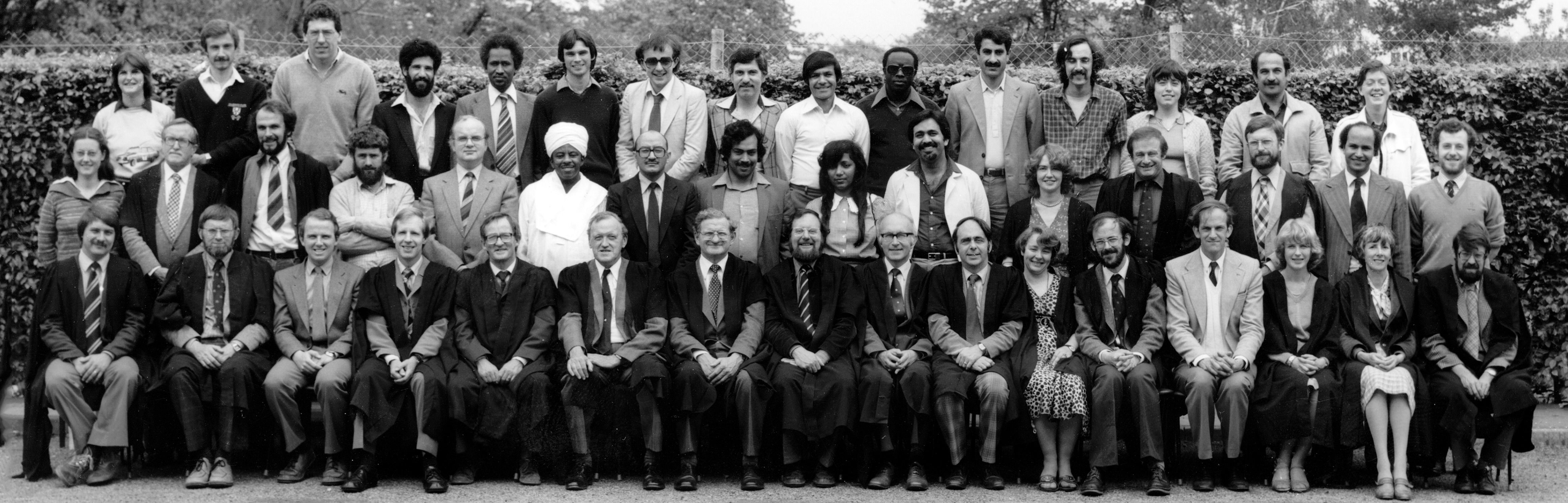 Geography Department Postgraduate Group Photo from 1982