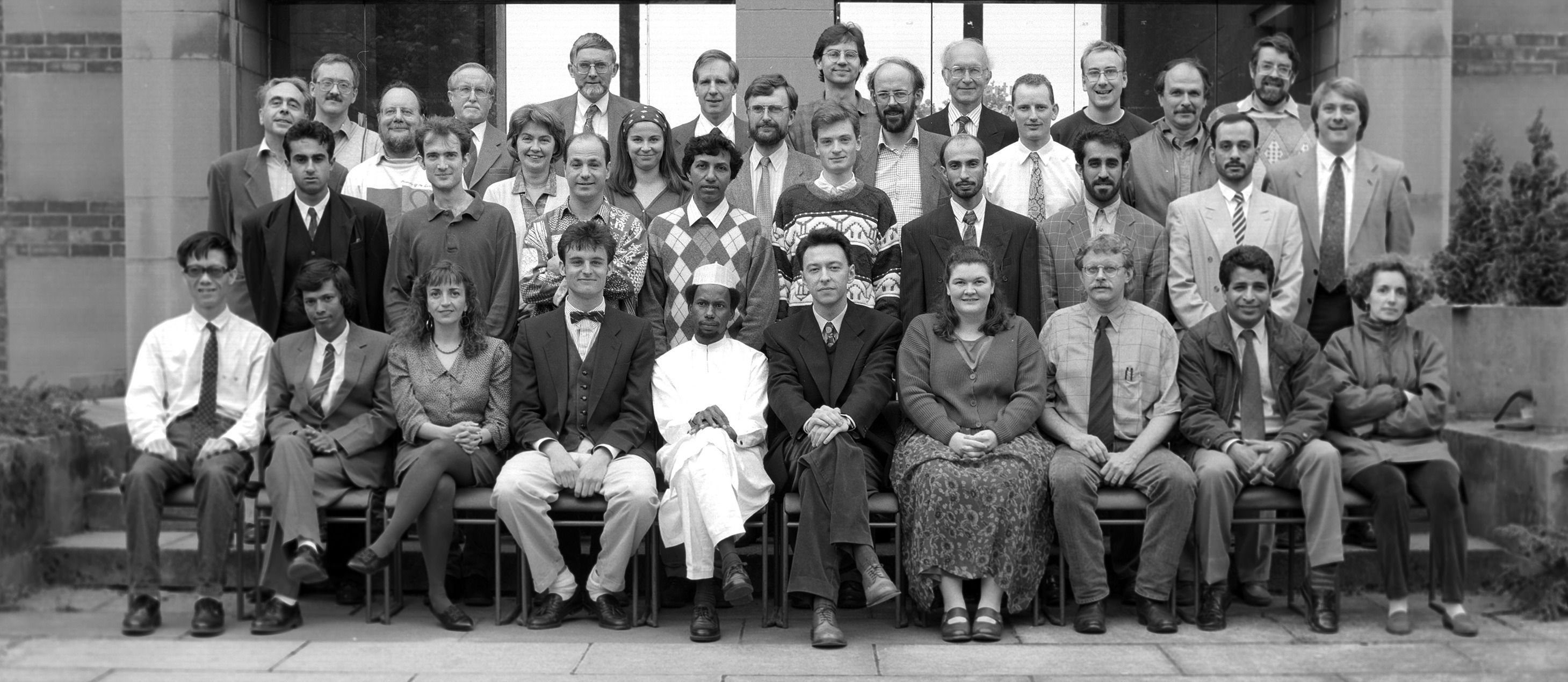 Geography Department Postgraduate Group Photo from 1993