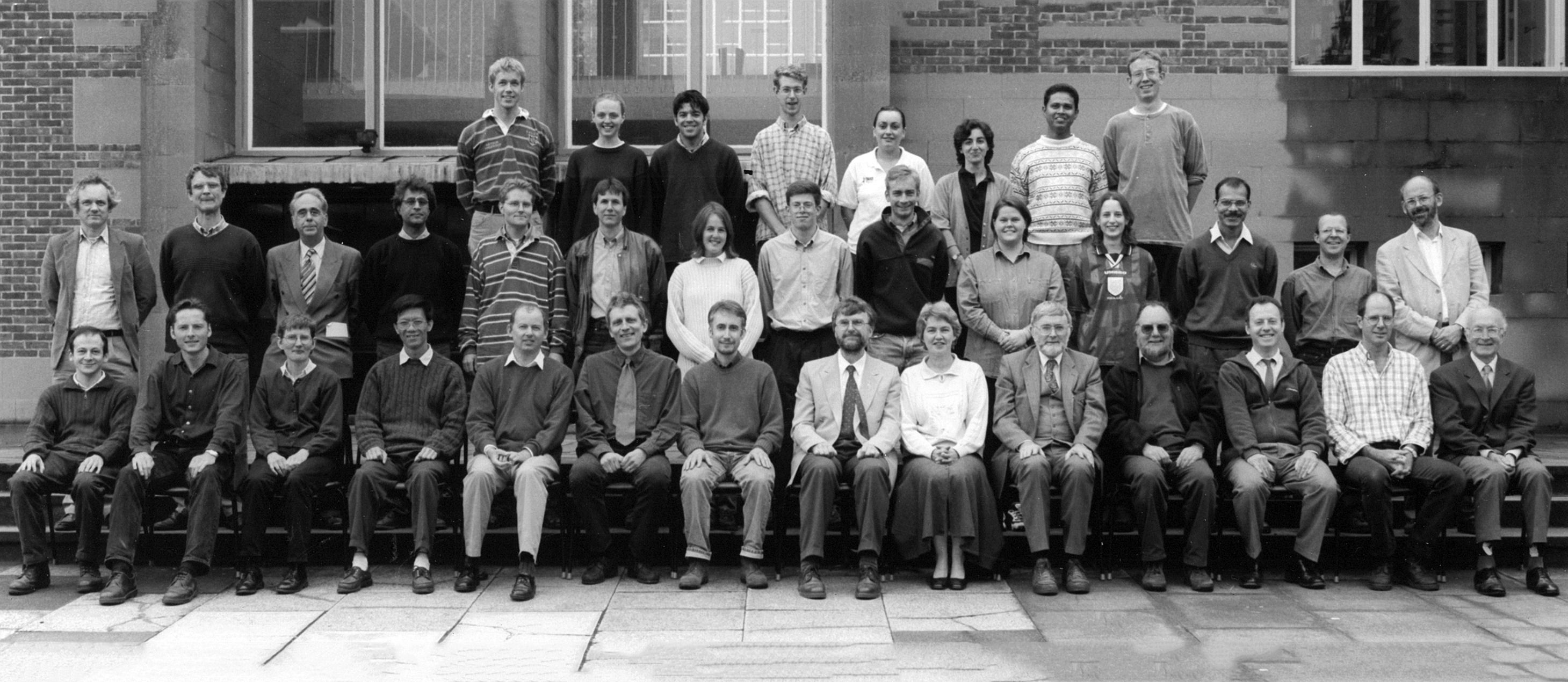Geography Department Postgraduate Group Photo from 1998