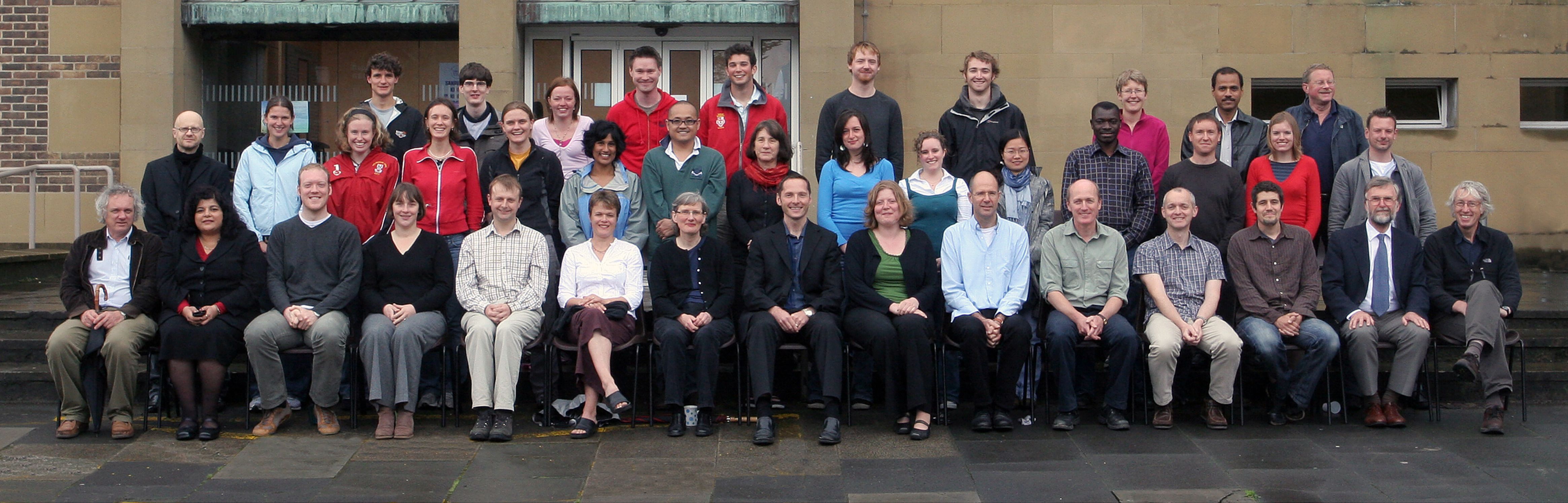 Geography Department Postgraduate Group Photo from 2007