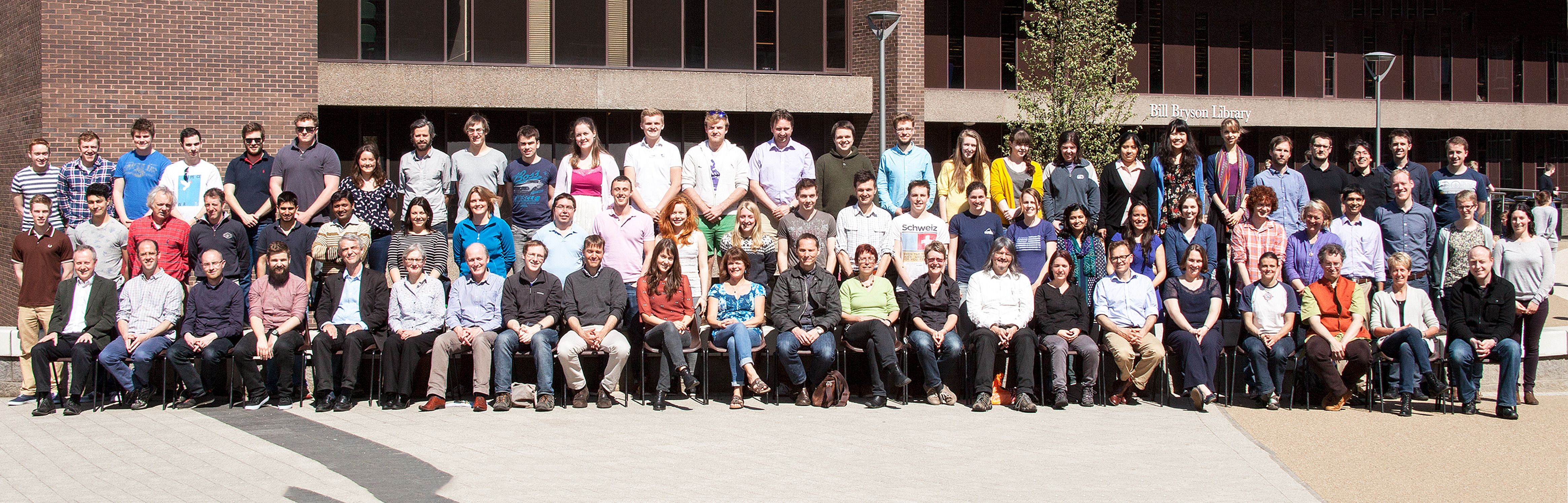 Geography Department Postgraduate Group Photo from 2014