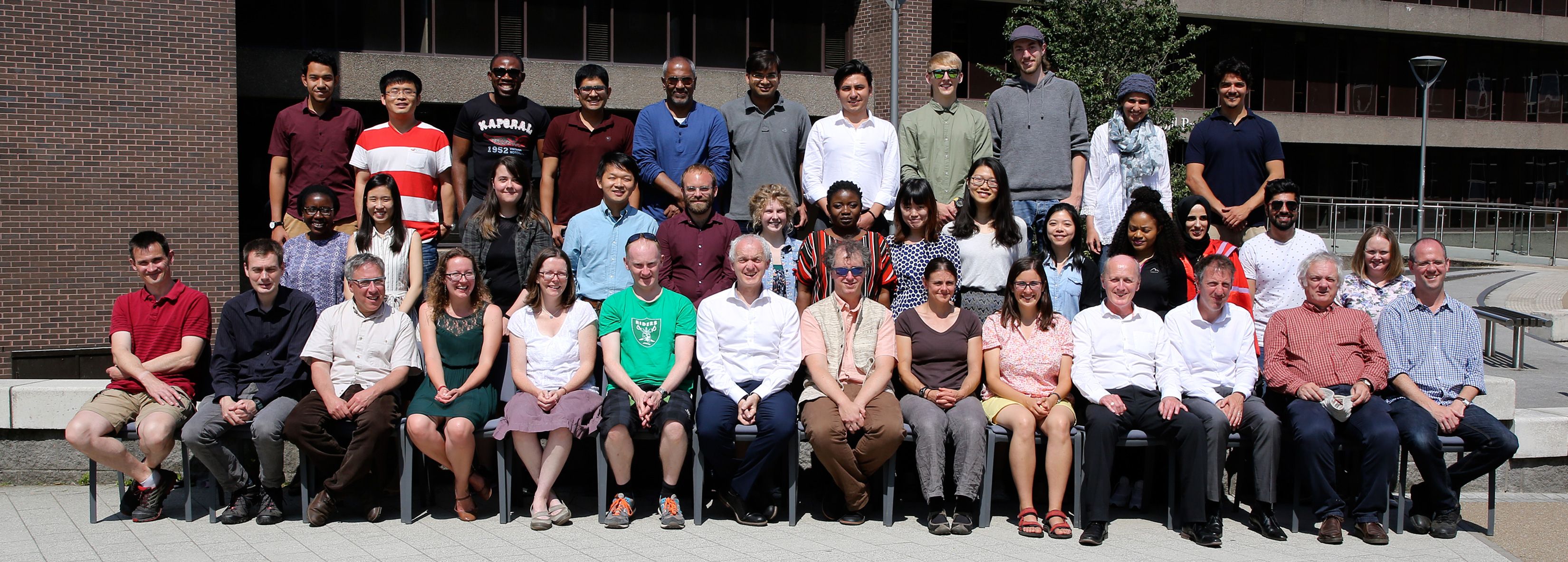 Geography Department Postgraduate Group Photo from 2018