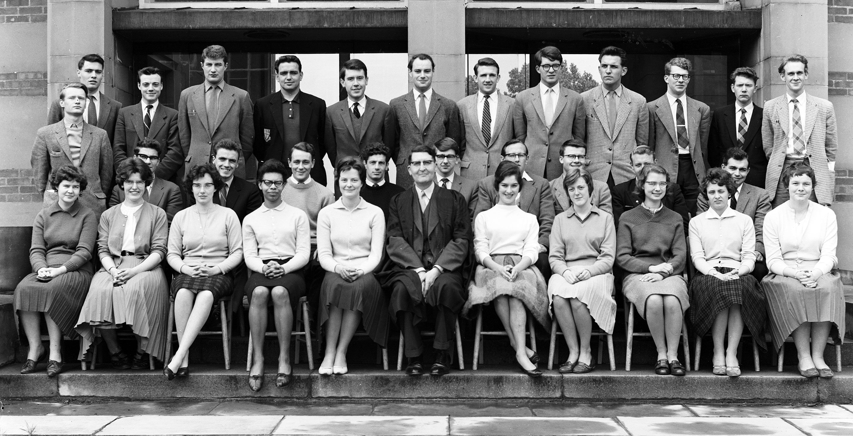 Geography Department Undergraduate Group photo from 1961