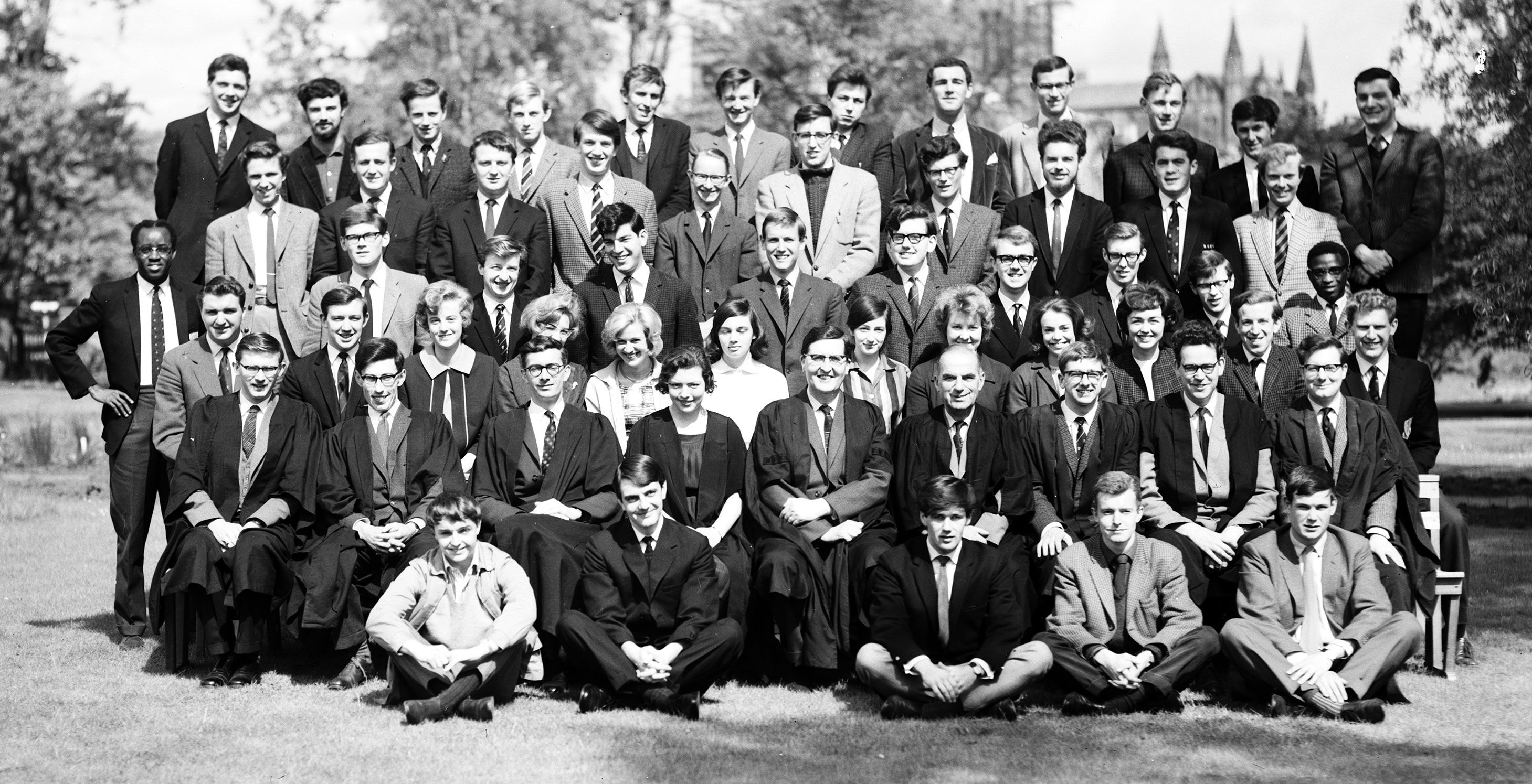 Geography Department Undergraduate Group photo from 1964