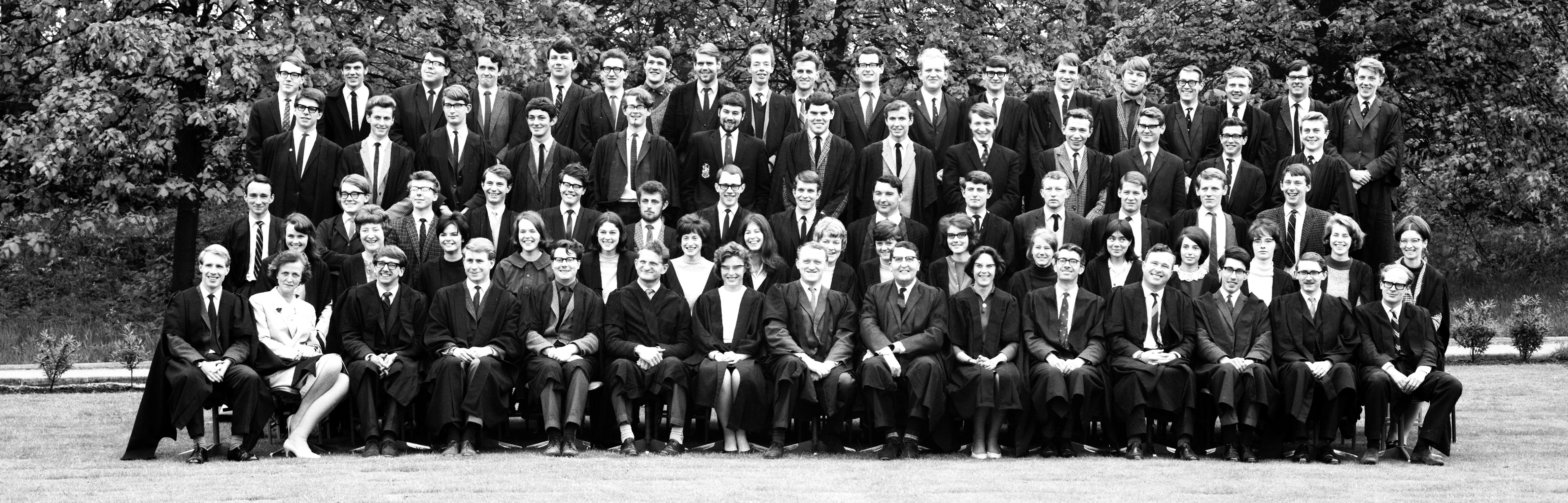 Geography Department Undergraduate Group photo from 1966