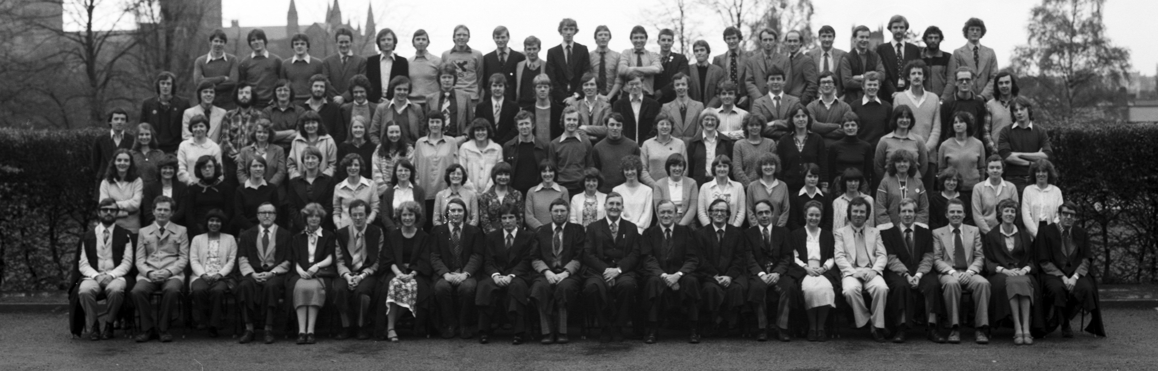 Geography Department Undergraduate Group photo from 1979
