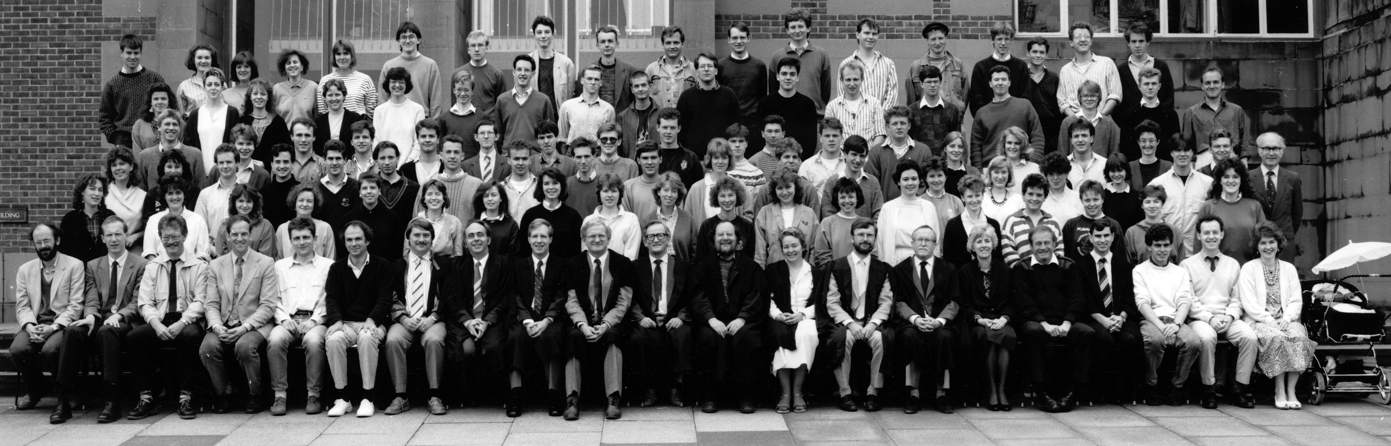 Geography Department Undergraduate Group photo from 1988