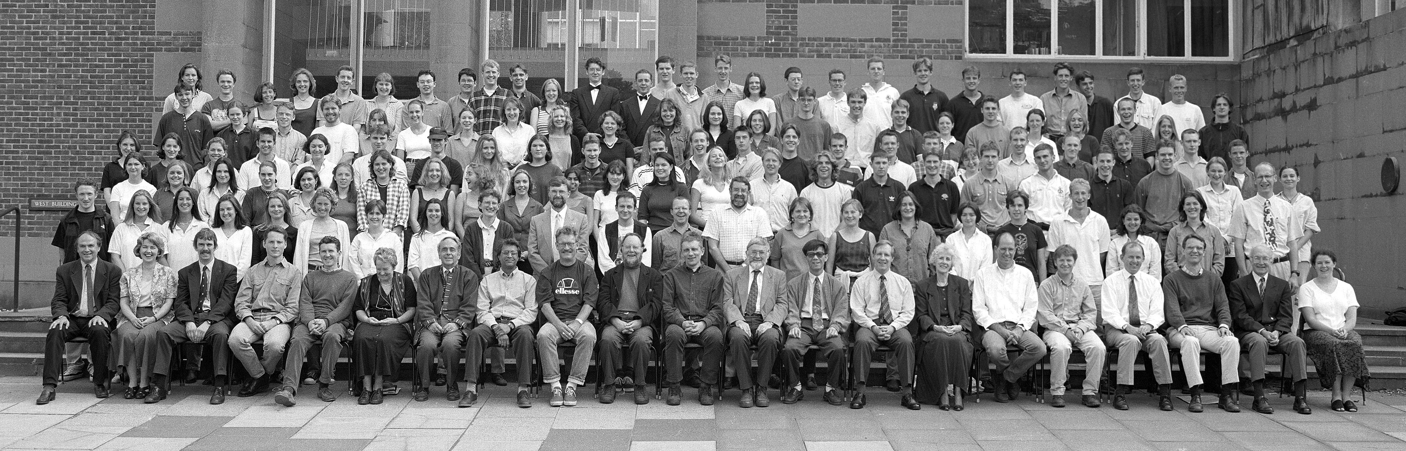Geography Department Undergraduate Group photo from 1997
