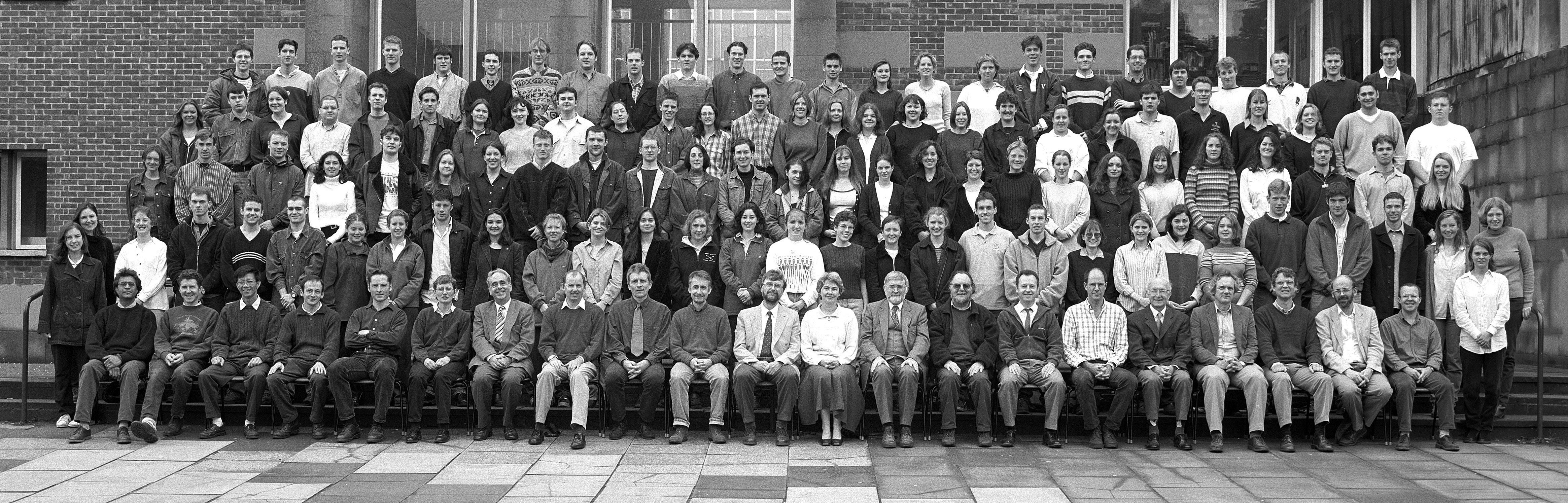 Geography Department Undergraduate Group photo from 1998