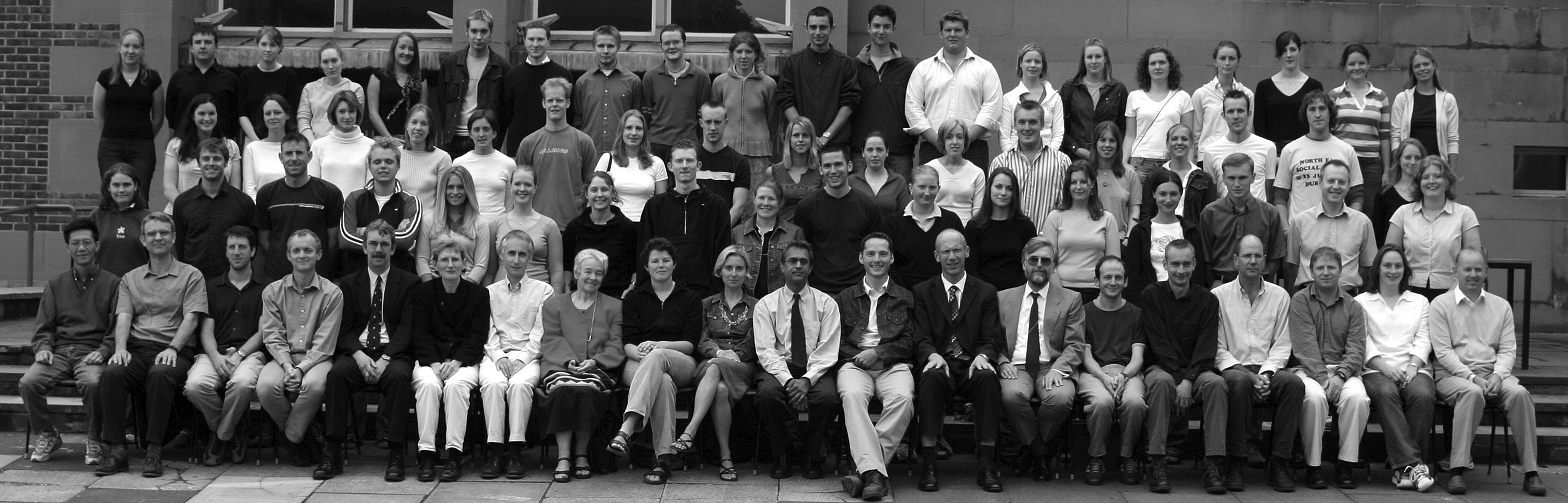 Geography Department Undergraduate Group photo from 2003