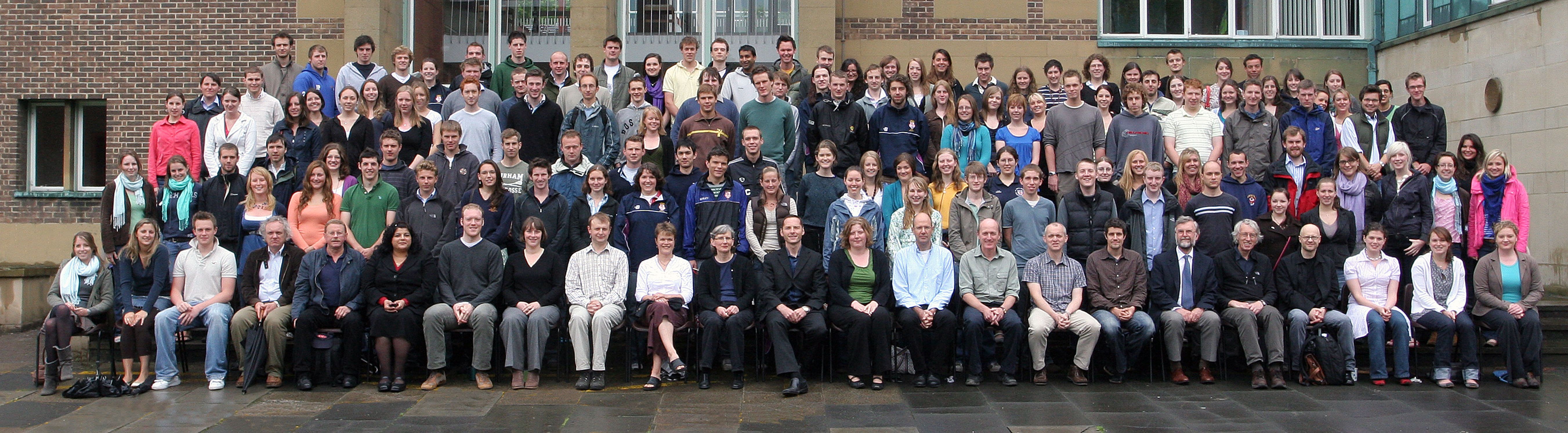Geography Department Undergraduate Group photo from 2007