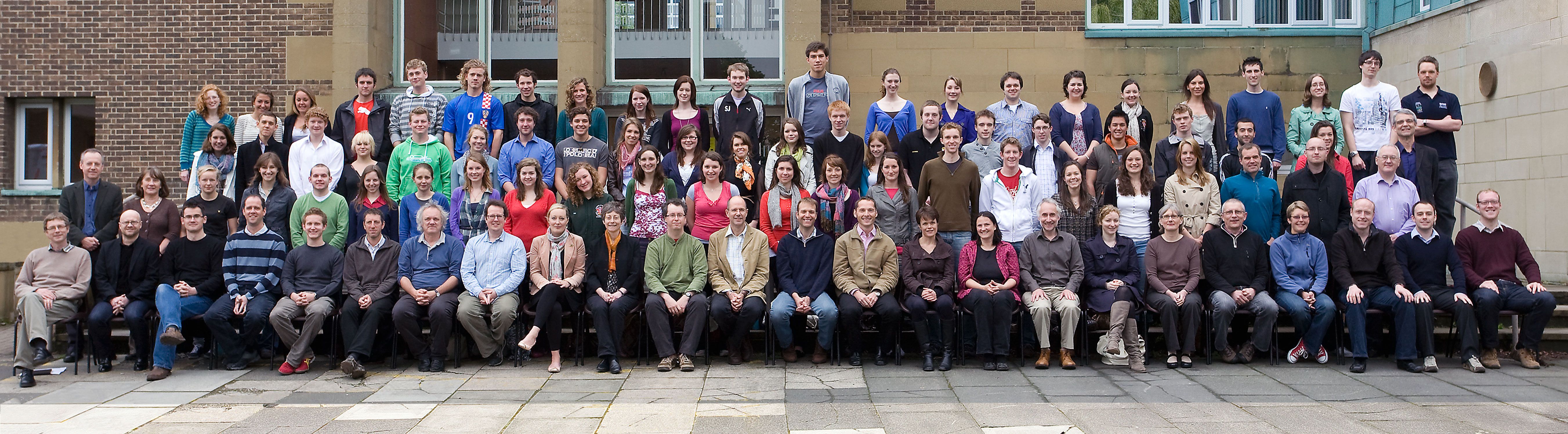 Geography Department Undergraduate Group photo from 2010