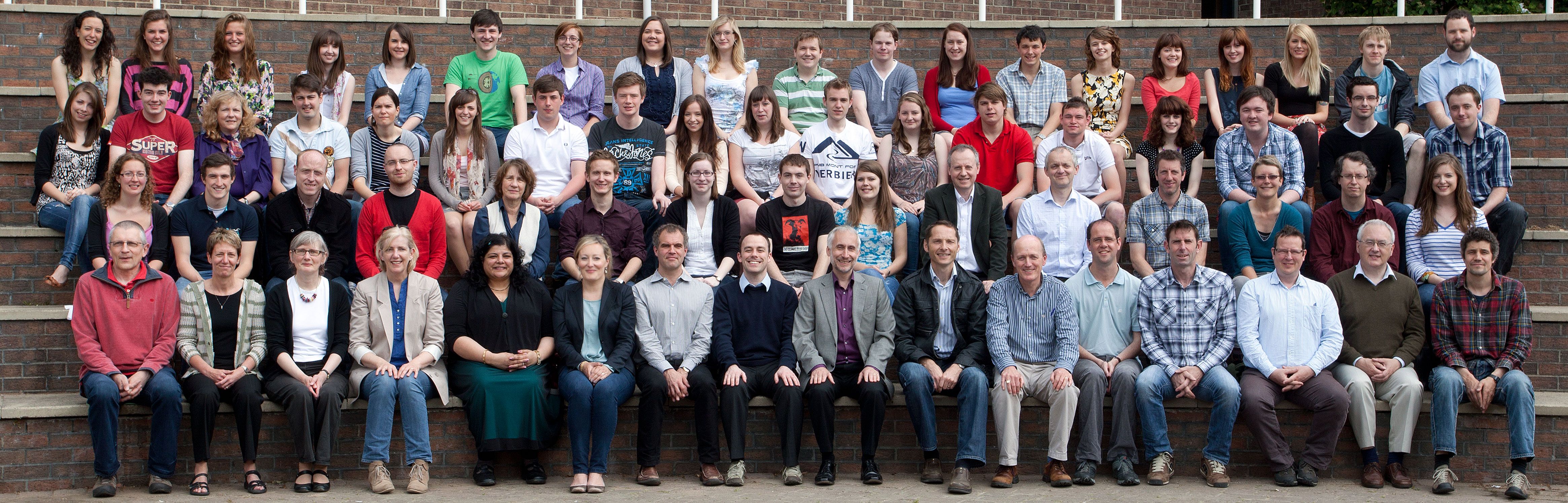 Geography Department Undergraduate Group photo from 2011