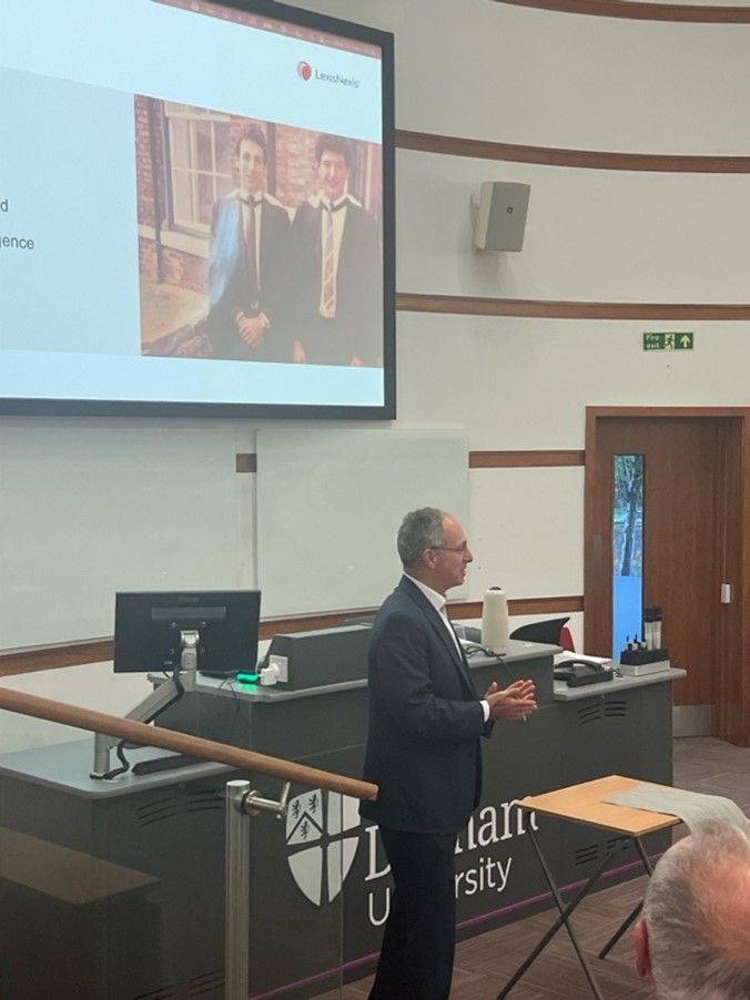Nigel Swycher speaking at Durham Law School