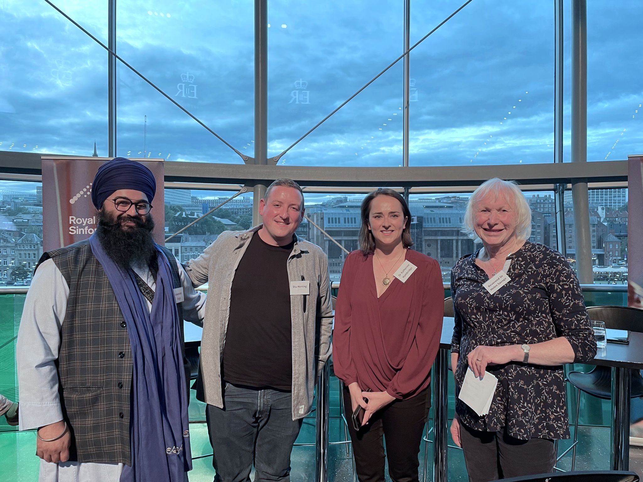 Panel for the 19 September (L-R): Jaswinder Singh, Stu Herring, Katherine Hambridge, Helen Savage